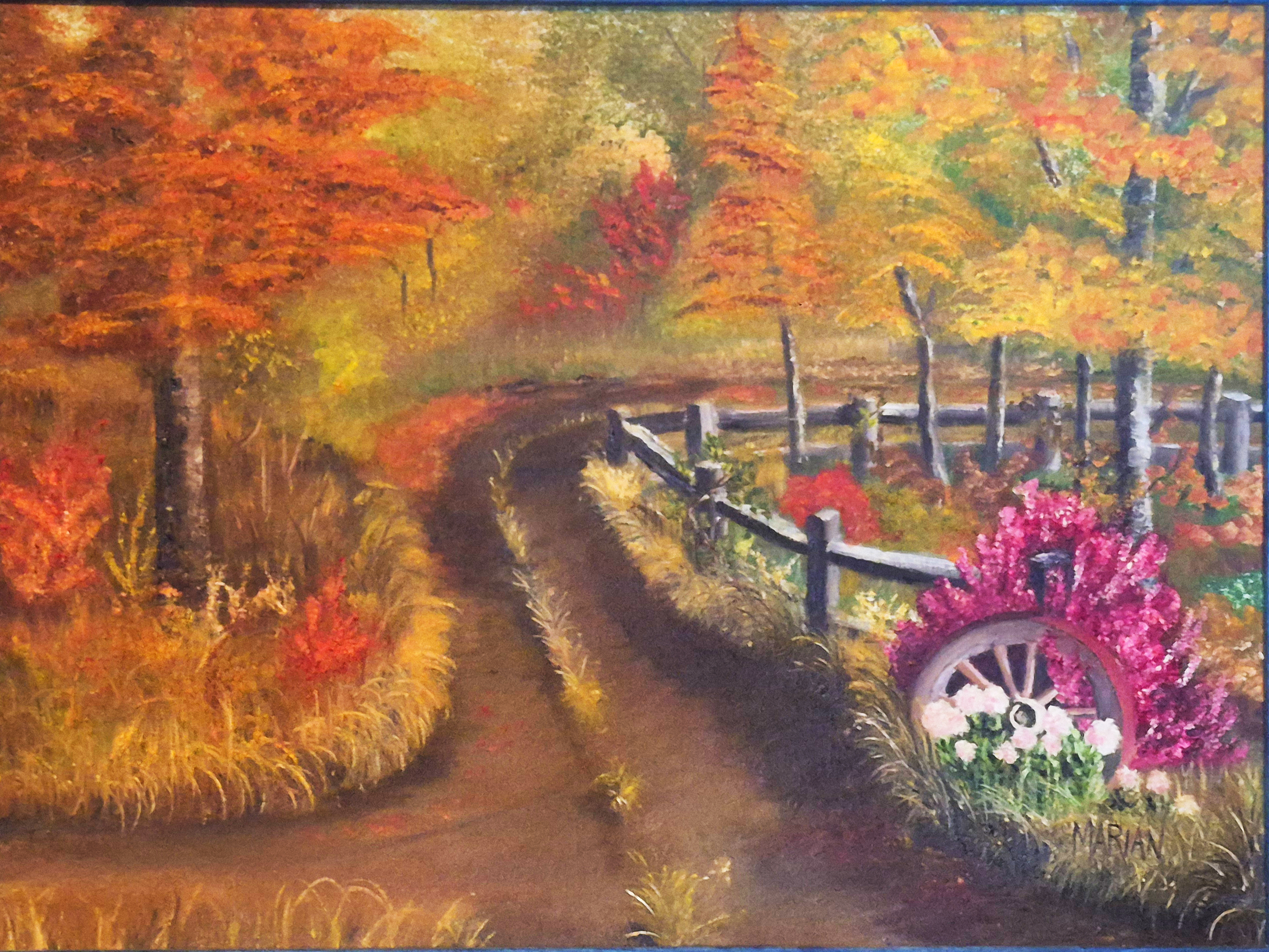 autumn road