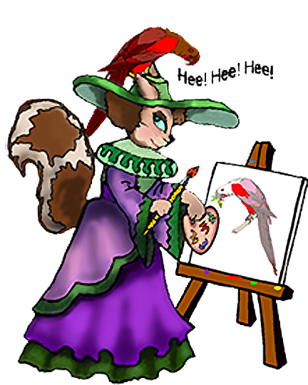 Artist at work